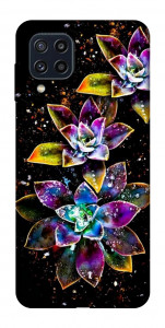 Чехол Flowers on black для Galaxy M32