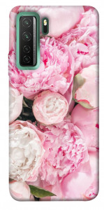 Чехол Pink peonies для Huawei nova 7 SE