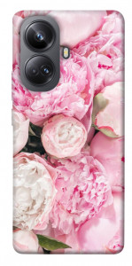Чехол Pink peonies для Realme 10 Pro+