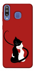 Чохол Закохані коти для Galaxy M30