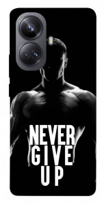 Чехол Never give up для Realme 10 Pro+