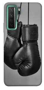 Чохол Чорні боксерські рукавички для Huawei nova 7 SE
