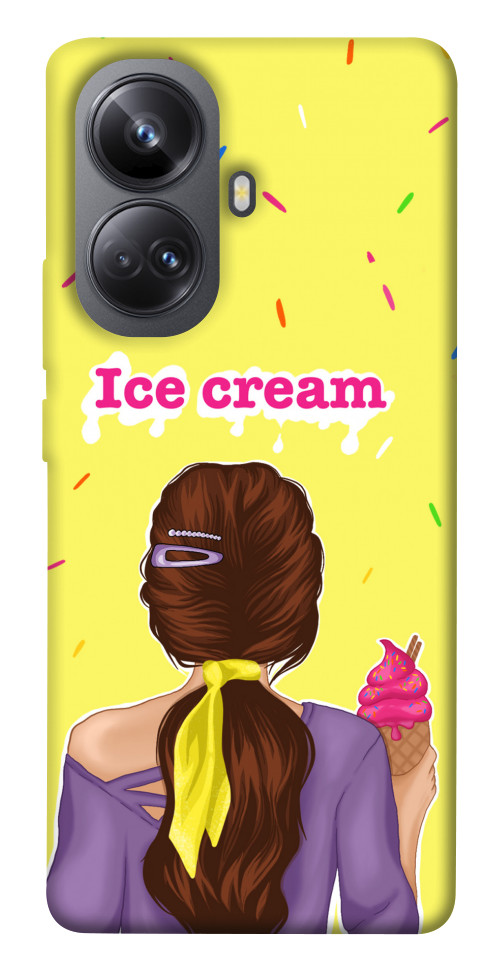 

Чехол Ice cream girl для Realme 10 Pro+ 1549650