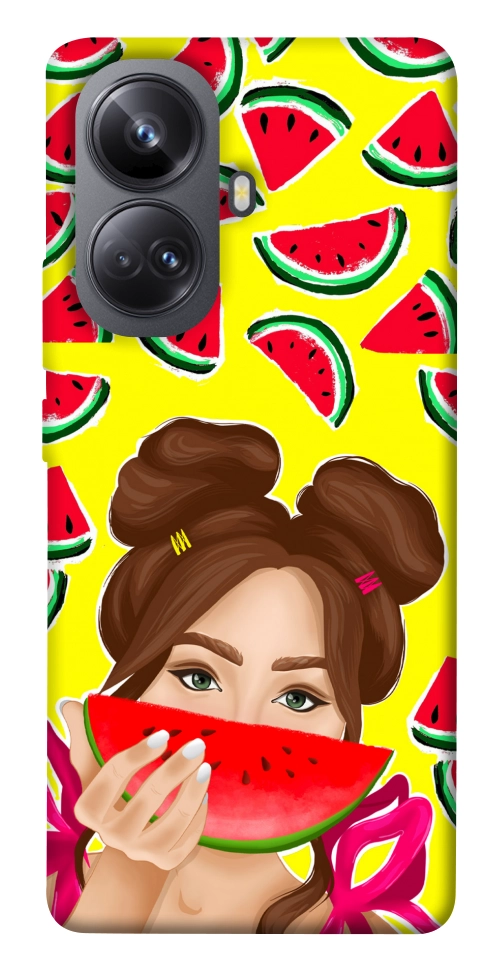 Чехол Watermelon girl для Realme 10 Pro+