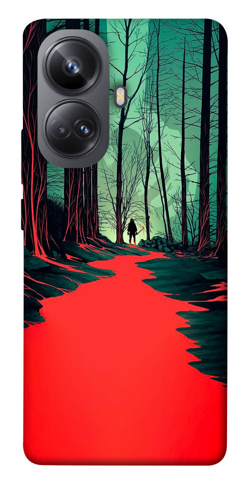 

Чехол Зловещий лес для Realme 10 Pro+ 1549740