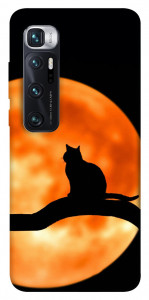 Чехол Кот на фоне луны для Xiaomi Mi 10 Ultra
