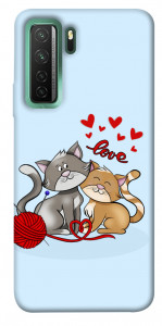 Чехол Два кота Love для Huawei nova 7 SE