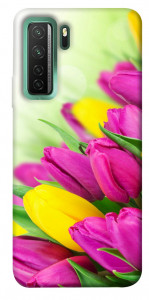 Чохол Барвисті тюльпани для Huawei nova 7 SE