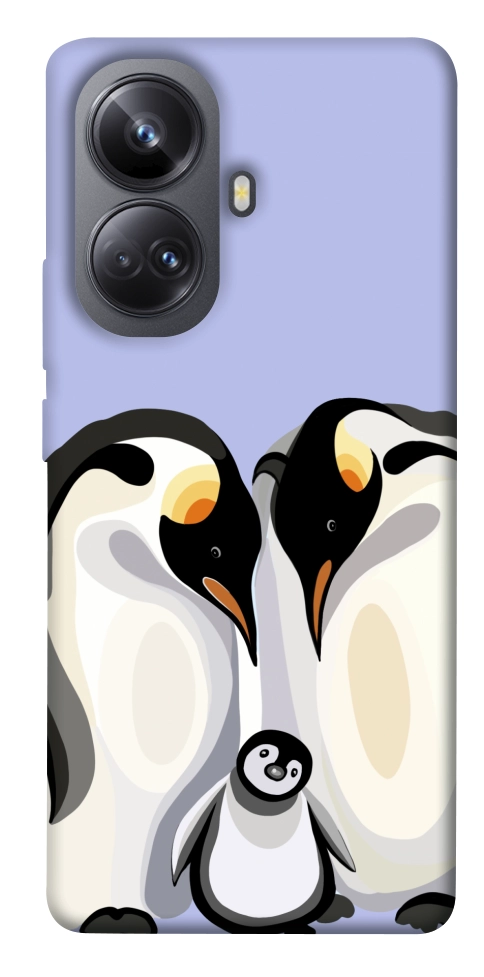 Чехол Penguin family для Realme 10 Pro+