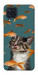 Чехол Cat with fish для Galaxy M32