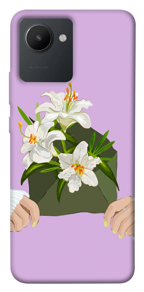 Чехол Flower message для Realme C30s