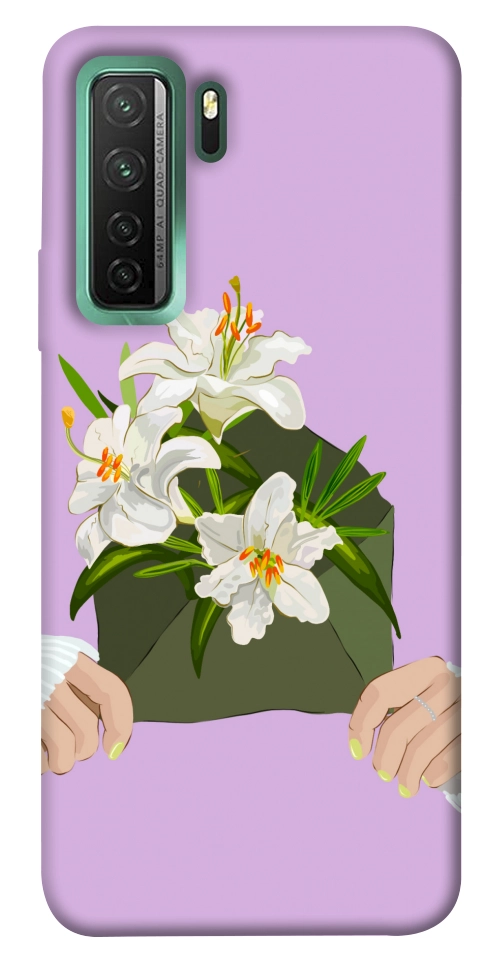 Чохол Flower message для Huawei nova 7 SE