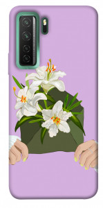 Чехол Flower message для Huawei nova 7 SE