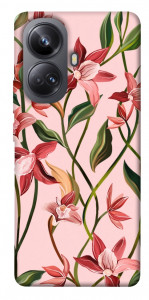 Чехол Floral motifs для Realme 10 Pro+