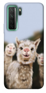 Чехол Funny llamas для Huawei nova 7 SE