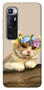 Чехол Cat in flowers для Xiaomi Mi 10 Ultra
