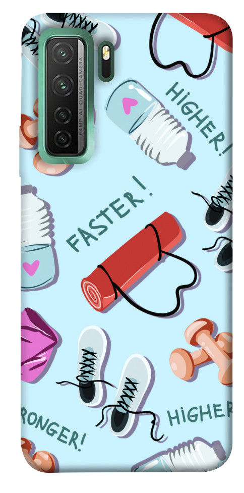 Чехол Faster! Higher! Stronger! для Huawei nova 7 SE