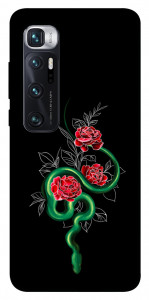 Чохол Snake in flowers для Xiaomi Mi 10 Ultra