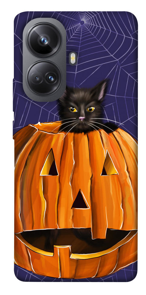 

Чохол Cat and pumpkin для Realme 10 Pro+ 1550400