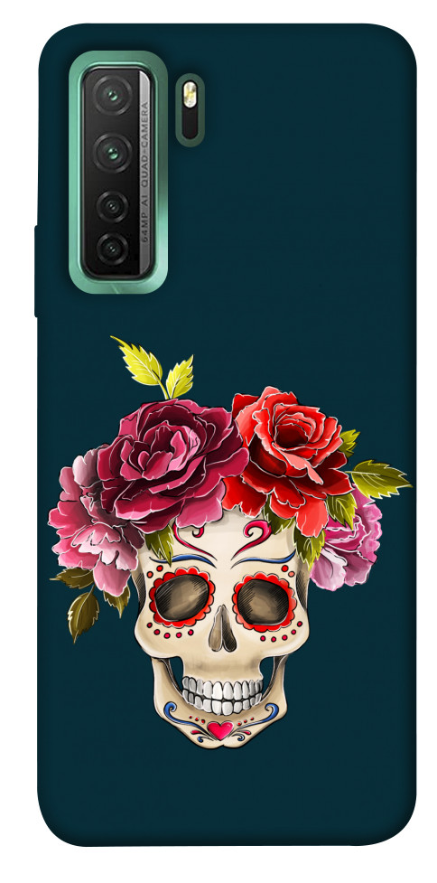 Чехол Flower skull для Huawei nova 7 SE