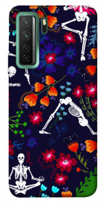 Чехол Yoga skeletons для Huawei nova 7 SE