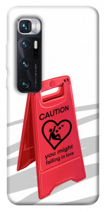 Чехол Caution falling in love для Xiaomi Mi 10 Ultra