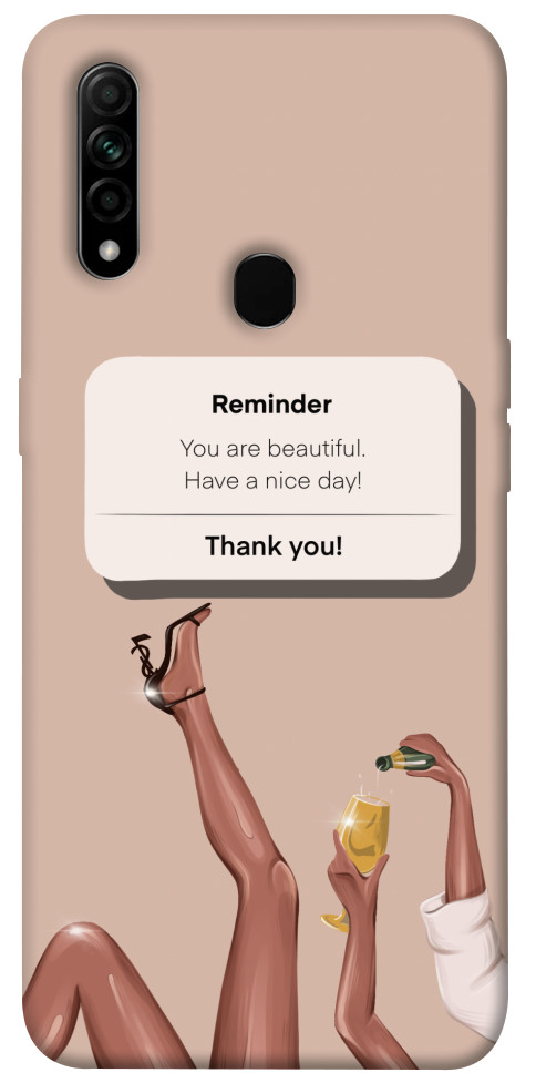 

Чехол Beautiful reminder для Oppo A8 1550795