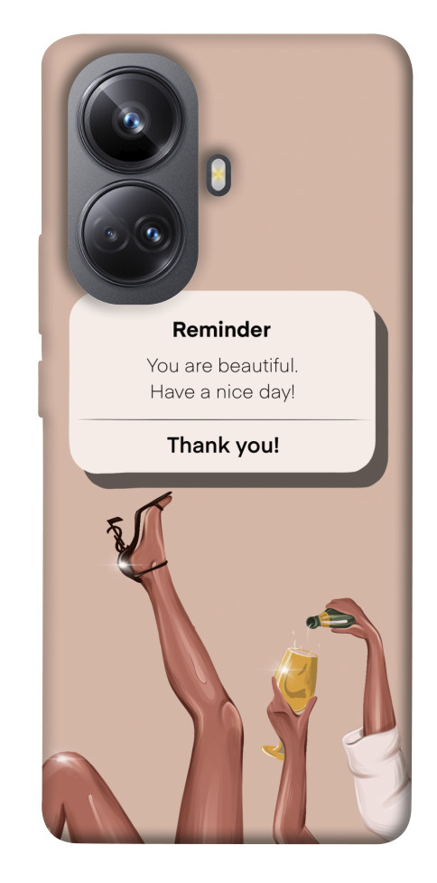

Чехол Beautiful reminder для Realme 10 Pro+ 1550798