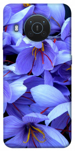 Чехол Фиолетовый сад для Nokia X10
