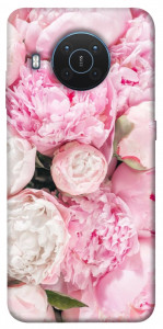 Чехол Pink peonies для Nokia X10