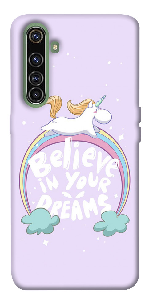 Чохол Believe in your dreams unicorn для Realme X50 Pro