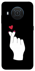 Чохол Серце в руці для Nokia X20