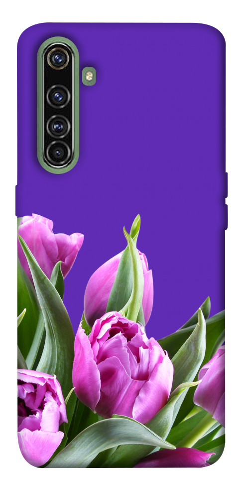 Чехол Тюльпаны для Realme X50 Pro