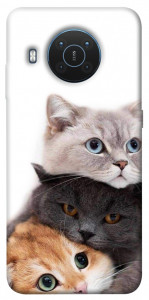 Чехол Три кота для Nokia X20