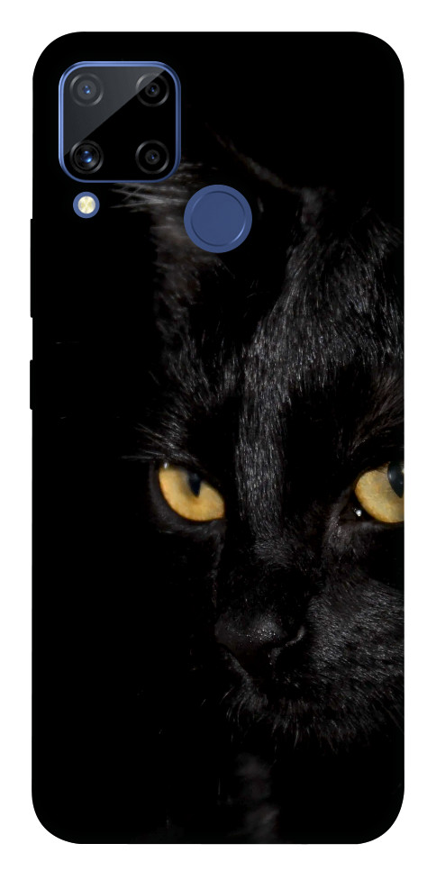 Чехол Черный кот для Realme C15
