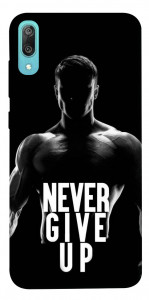 Чохол Never give up для Huawei Y6 Pro (2019)