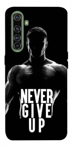 Чехол Never give up для Realme X50 Pro