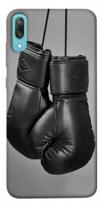 Чехол Черные боксерские перчатки для Huawei Y6 Pro (2019)