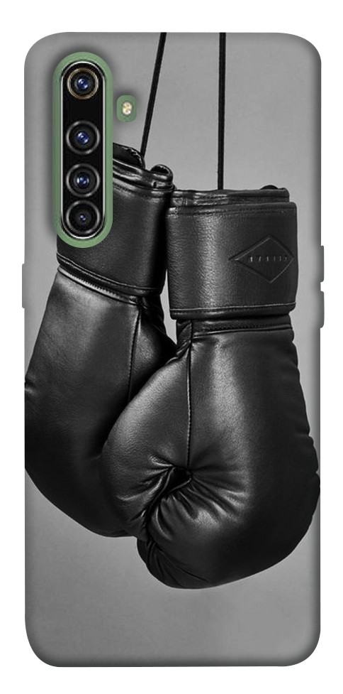 Чехол Черные боксерские перчатки для Realme X50 Pro