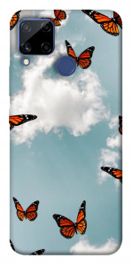 Чехол Summer butterfly для Realme C15