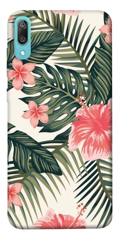 Чехол Tropic flowers для Huawei Y6 Pro (2019)