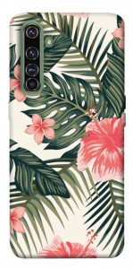 Чехол Tropic flowers для Realme X50 Pro