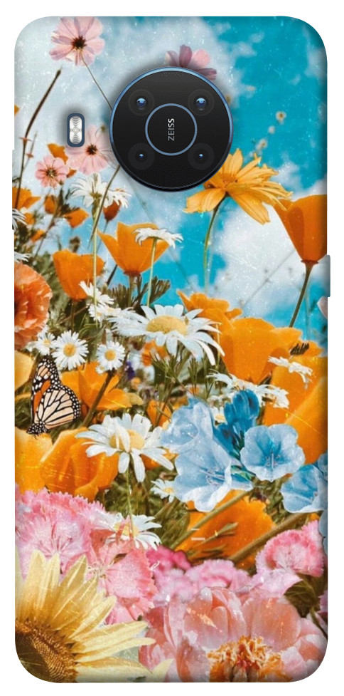 Чехол Летние цветы для Nokia X20