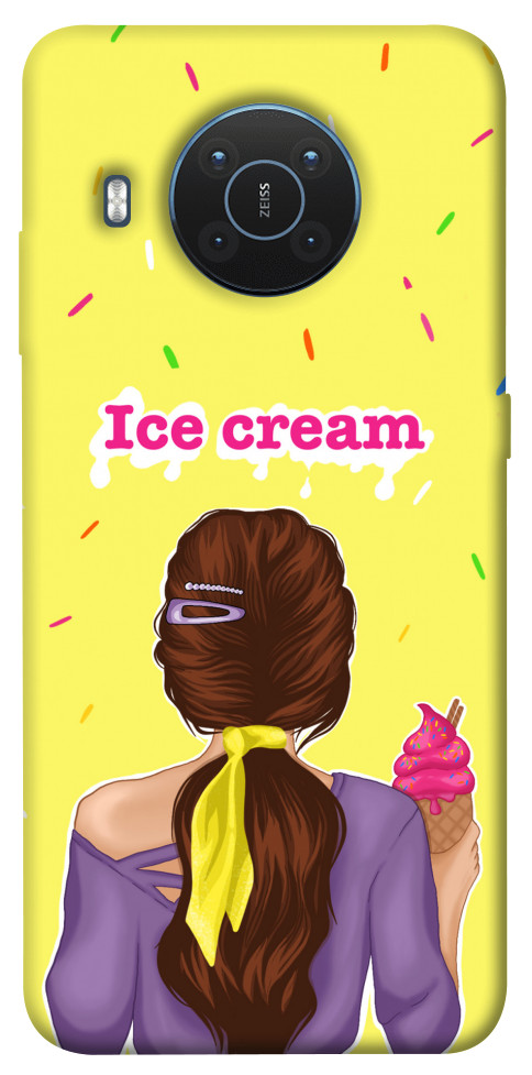 Чехол Ice cream girl для Nokia X20