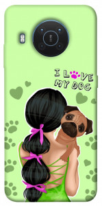 Чехол Love my dog для Nokia X10