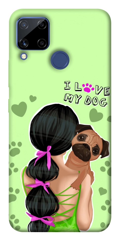 Чехол Love my dog для Realme C15