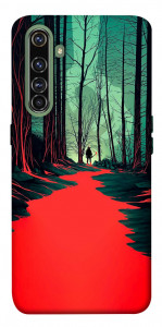 Чехол Зловещий лес для Realme X50 Pro