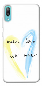 Чохол Make love not war для Huawei Y6 Pro (2019)