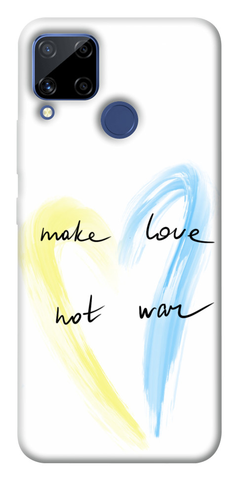 Чехол Make love not war для Realme C15