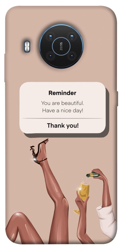 

Чехол Beautiful reminder для Nokia X10 1552481